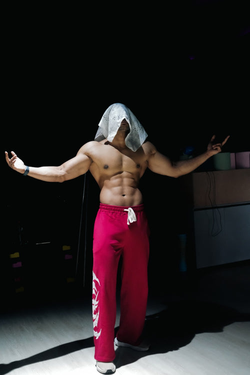 Baggy Joggers - RED (CRIMSON VEIL)